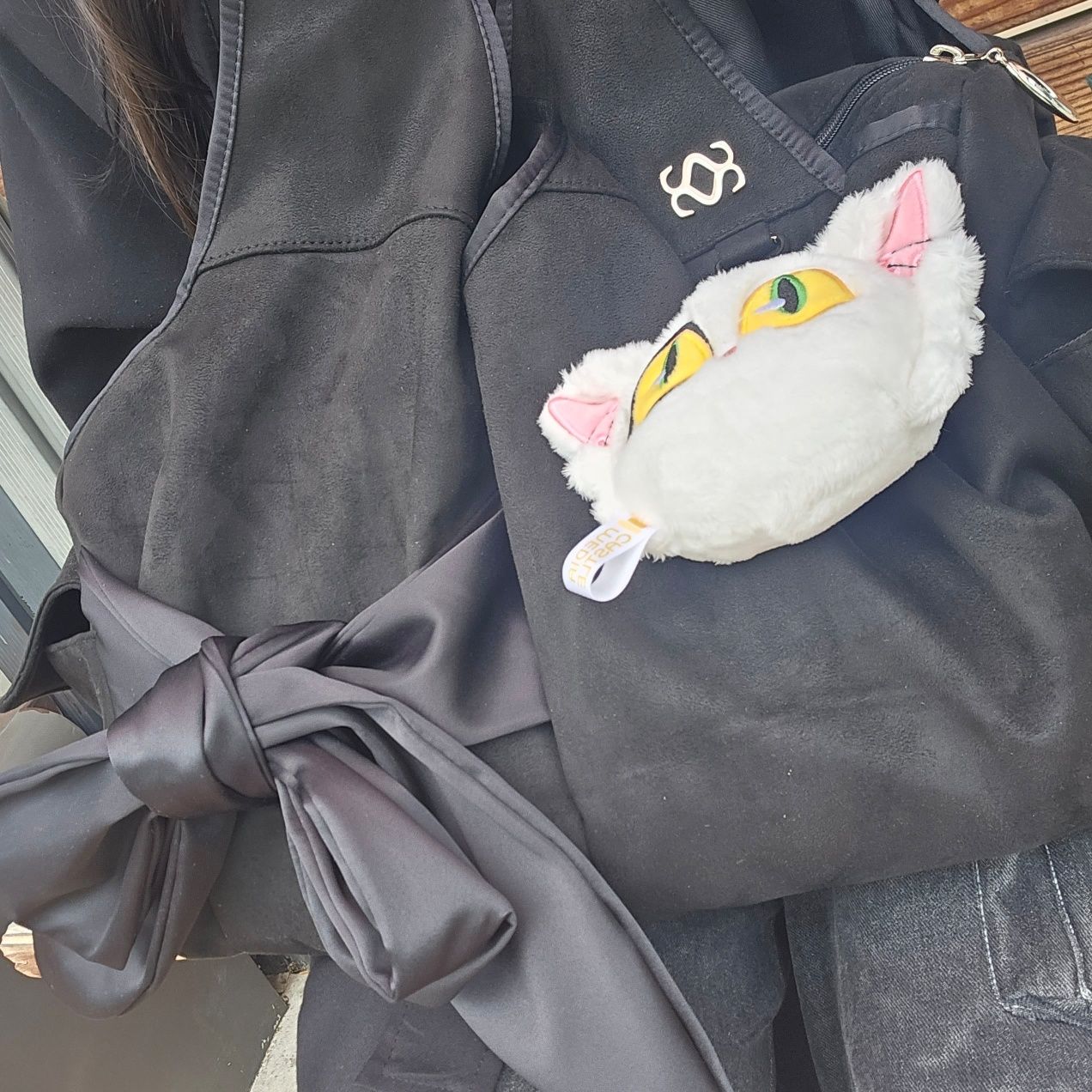 ★IVE リズ★siweol107★送料込★人気★韓国★bow shoulder bag SIWL107