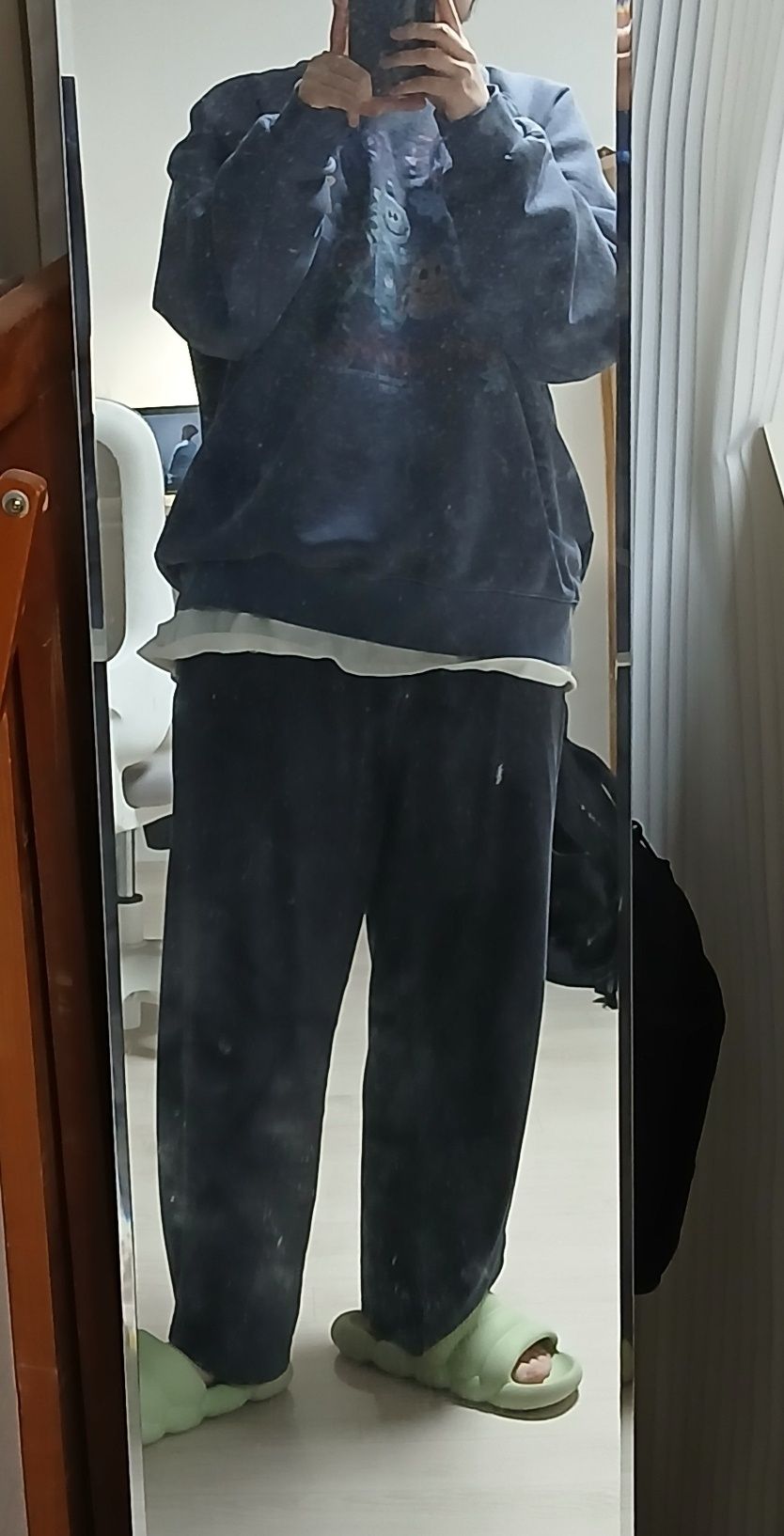 スウェット・トレーナー CPGN STUDIO happy day pigment sweatshirt 5MM238 MUSINSA | CPGN STUDIO happy day pigment sweatshirt smoke black