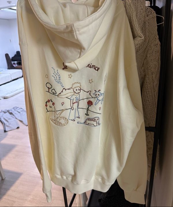 【CPGN STUDIO】24FW★ Le Petit Prince Embroidered Hoodie MUSINSA | CPGN STUDIO Le Petit Prince Embroidered Hoodie Cream