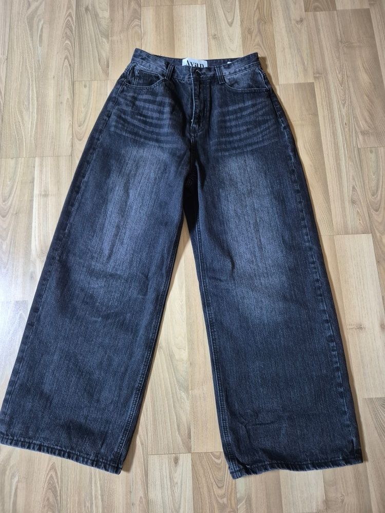 ★2024SS新作★AVANDRESS★Pinch Wide Denim Pants MUSINSA | AVANDRESS Snap Wide Denim Pants BLACK