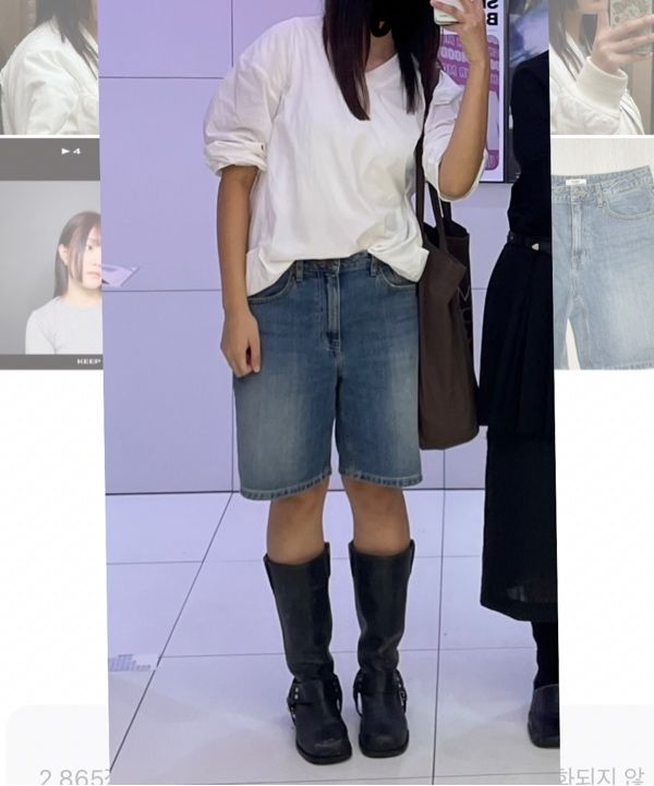THE PEGGY SHORTS (BLUE) - GLOWNY