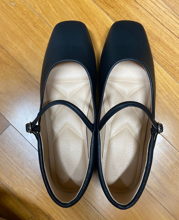 ドレスシューズ・革靴・ビジネスシューズ ^SALT&CHOCOLATE^ Square Toe Mary Jane Flat 412435002 1cm2col MUSINSA | SALT AND CHOCOLATE Square Toe Mary Jane Flat