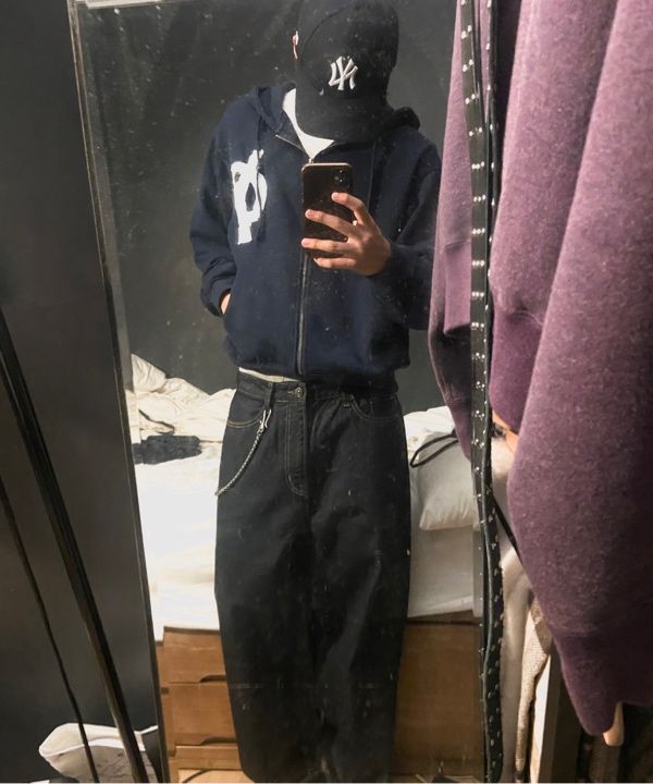 ★OY★LOGO PATCH HOODIE ZIP UP - NAVY★正規品/韓国直送料込 OY (오와이) Ι OPENYARD
