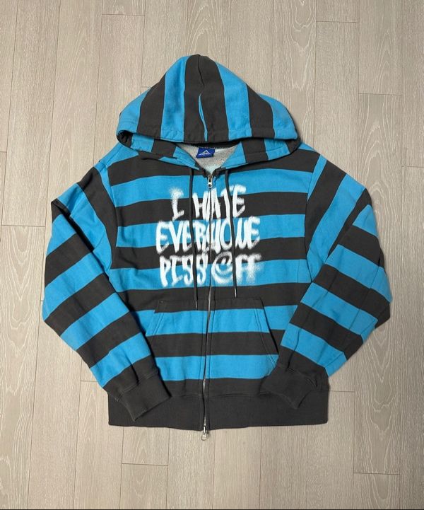 MUSINSA | ISTKUNST PISS OFF ST HOOD ZIP UP_PINK(IK2EFMM483A)