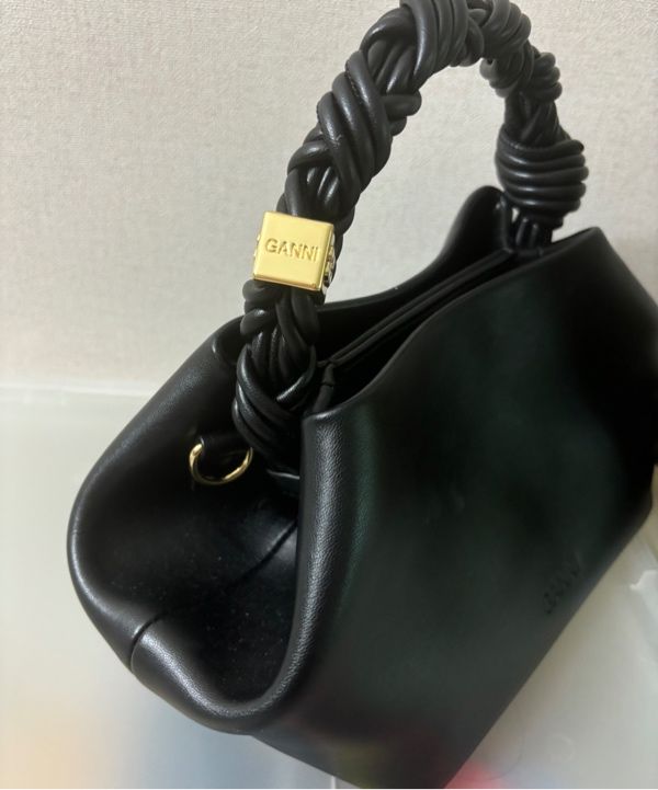 ★Ganni★ Small Gani Boo Crossbody Bag Dusty Blue A6085766 A MUSINSA | GANNI Small Gani Boo Crossbody Bag - Dusty Blue