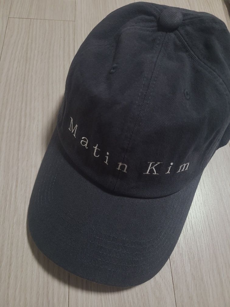 キャップ [MATINKIM]matin cotton washed ball cap in charcoal MATIN COTTON WASHED BALL CAP IN CHARCOAL – Matin Kim
