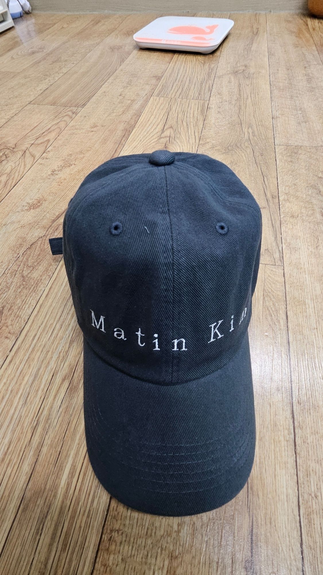 MUSINSA | MATIN KIM MATIN COTTON WASHED BALL CAP IN CHARCOAL