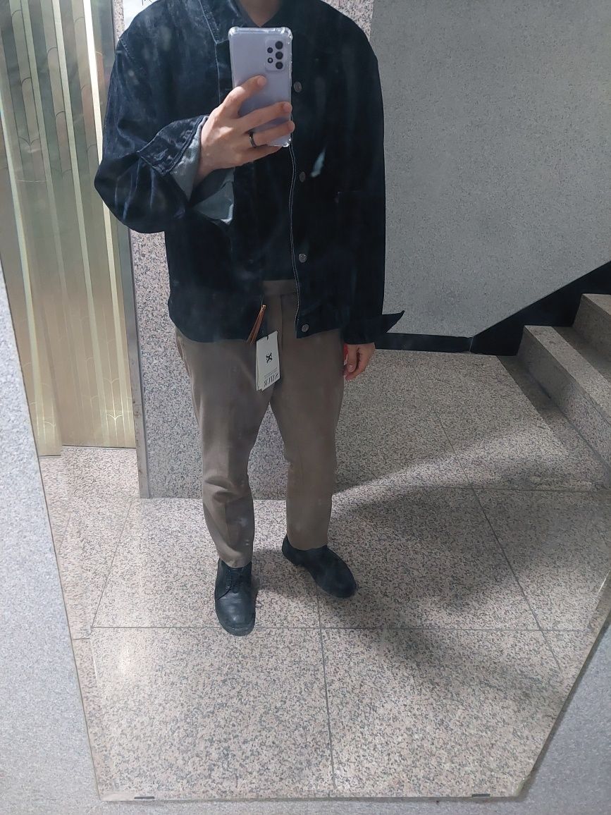 MUSINSA | SATUR Camaro Denim Jacket Indigo Blue