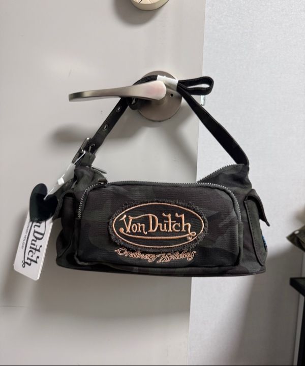 【ORDINARY HOLIDAY x VONDUTCH】fringe bag / 追跡付 MUSINSA公式 | ORDINARY HOLIDAY [VONDUTCH] Fringe Bag [CHARCOAL]