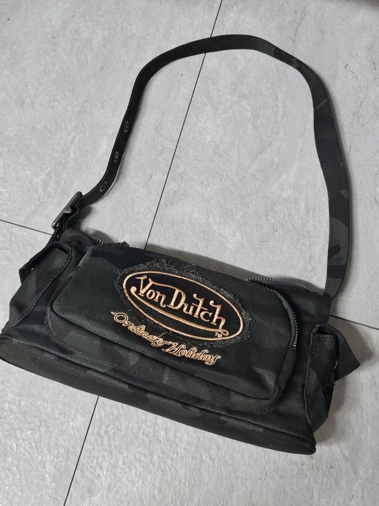 MUSINSA公式 | ORDINARY HOLIDAY [VONDUTCH] Fringe Bag [CHARCOAL]