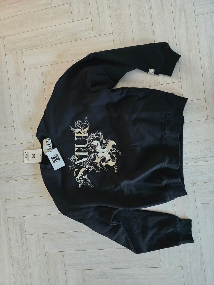 MUSINSA公式 | SATUR Angel graphic sweatshirt black