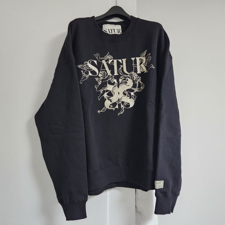 スウェット・トレーナー SATUR Angel graphic sweatshirt brown SA244UTM13BR MUSINSA | SATUR Angel Graphic Sweatshirt Brown