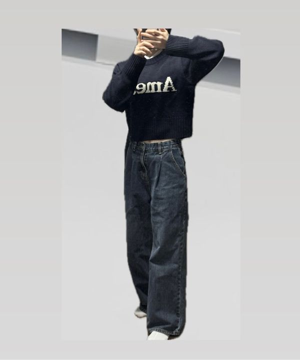 MUSINSA | AMES-WORLDWIDE BASIC PULLOVER KNIT KHAKI