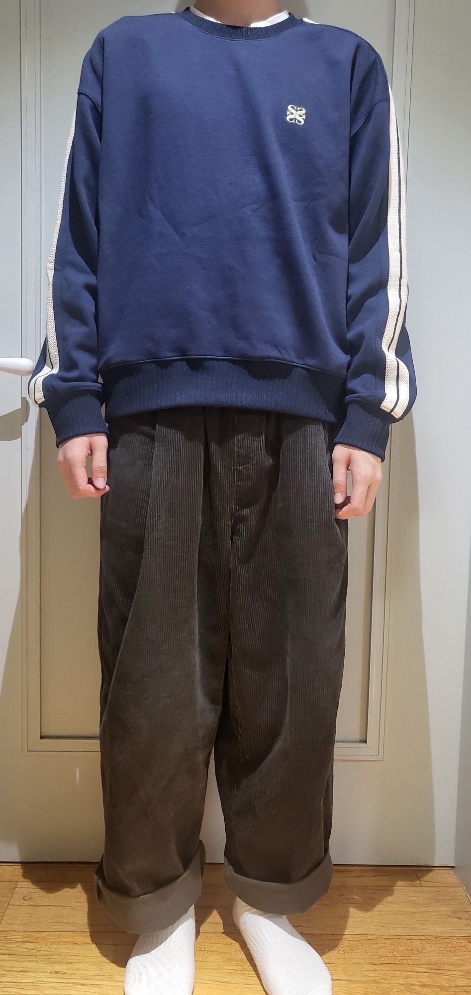 ★SATUR★ Lawton Sweatshirt Navy MUSINSA | SATUR Lawton Sweatshirt Navy