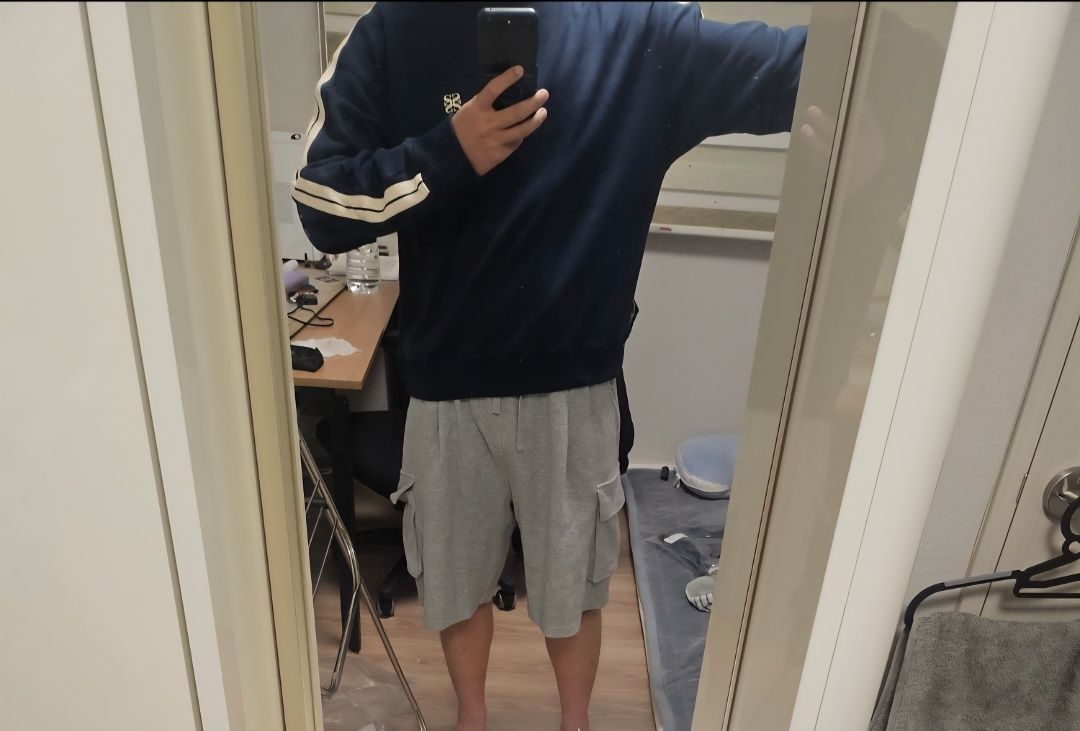 MUSINSA公式 | SATUR ロトン スウェットシャツ ネイビー