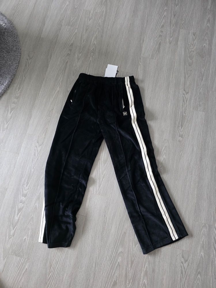 MUSINSA公式 | SATUR ロトンベルベットトラックパンツブラック