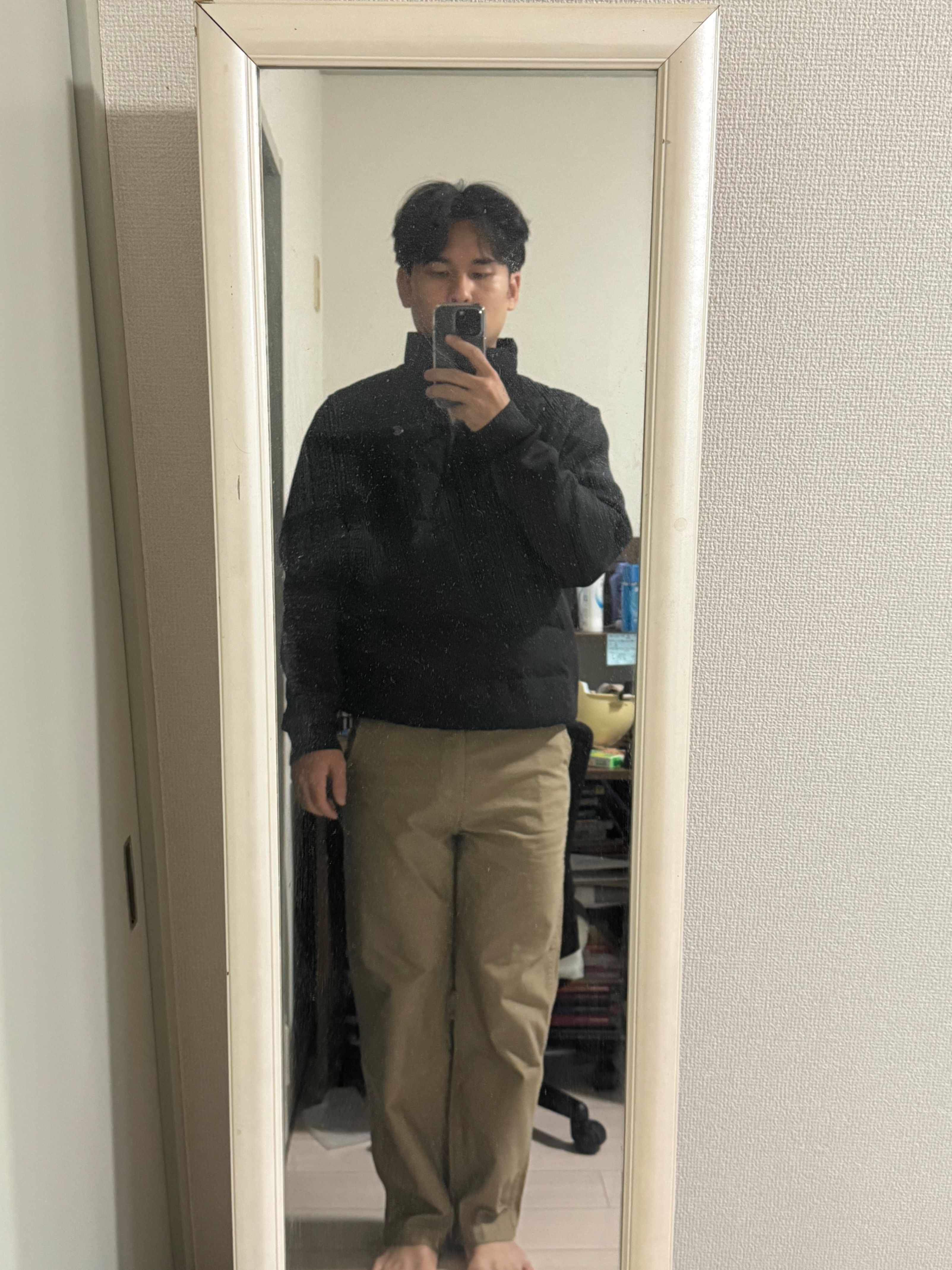 MUSINSA公式 | COOR Waxed Cotton Washed Deck Bomber (Dark Grayish