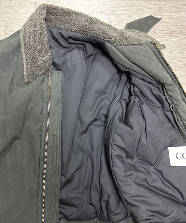 MUSINSA公式 | COOR Waxed Cotton Washed Deck Bomber (Dark Grayish