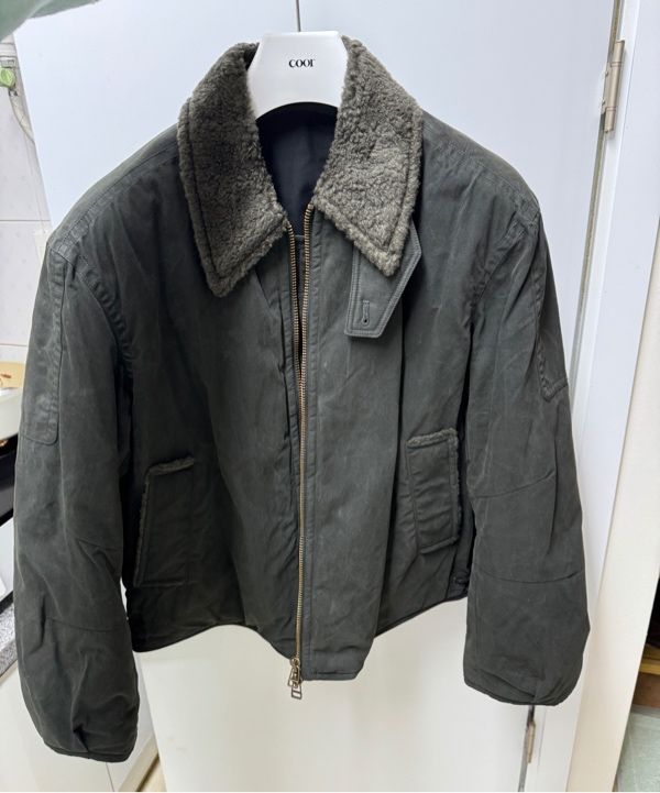 ジャケット・アウター COOR Waxed Cotton Washed Deck Bomber MUSINSA | COOR Waxed Cotton Washed Deck Bomber (Dark Grayish