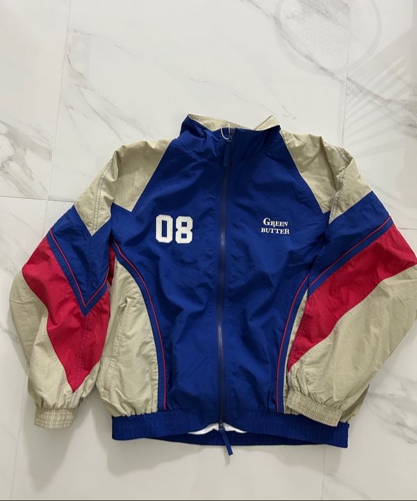【GREEN BUTTER】Two-Way Windbreaker Jacket NAVY MUSINSA | GREENBUTTER Two-way Windbreaker Jacket (Navy)