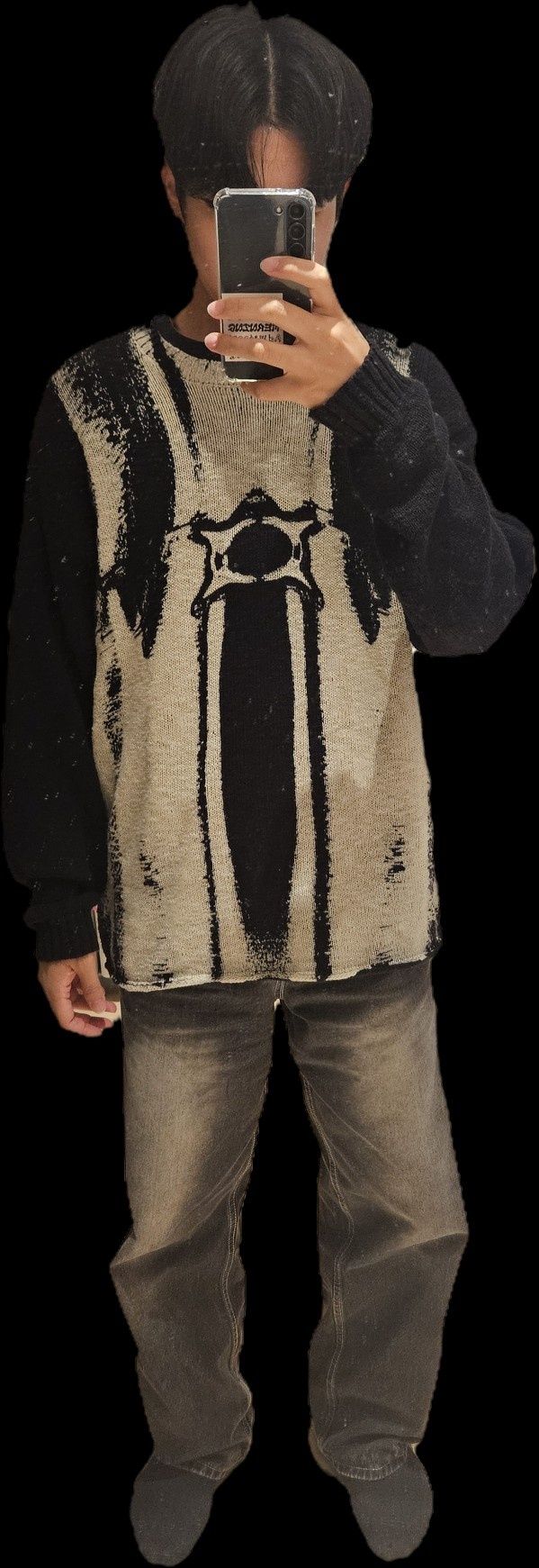 CRITICのVINTAGE WORMHOLE LONG SLEEVE KNIT 全2色 CRITICのVINTAGE WORMHOLE LONG SLEEVE KNIT 全2色 (CRITIC