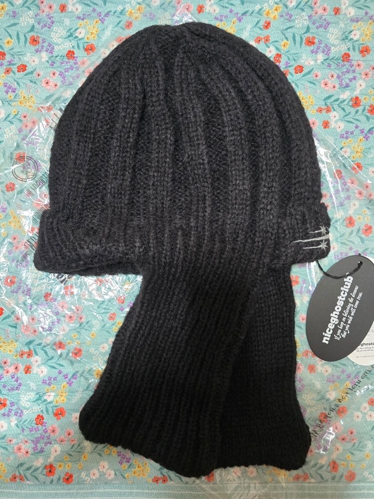 ニットキャップ・ビーニー [NICEGHOSTCLUB]BIG EARCAP BEANIE_BLACK(NG2EFUAB24A) MUSINSA | NICE GHOST CLUB BIG EARCAP BEANIE_BLACK(NG2EFUAB24A)