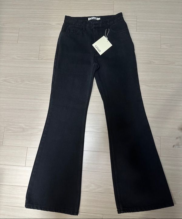 LEVAR ♥ Relaxed Boots Cut Denim /追跡付 MUSINSA | LEVAR Relaxed Boots Cut Denim - Black