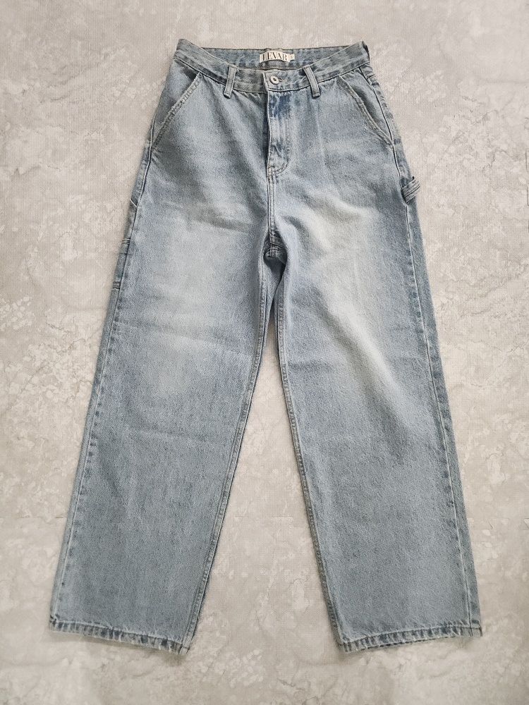 MUSINSA | LEVAR Relaxed Carpenter Denim - Stone Blue