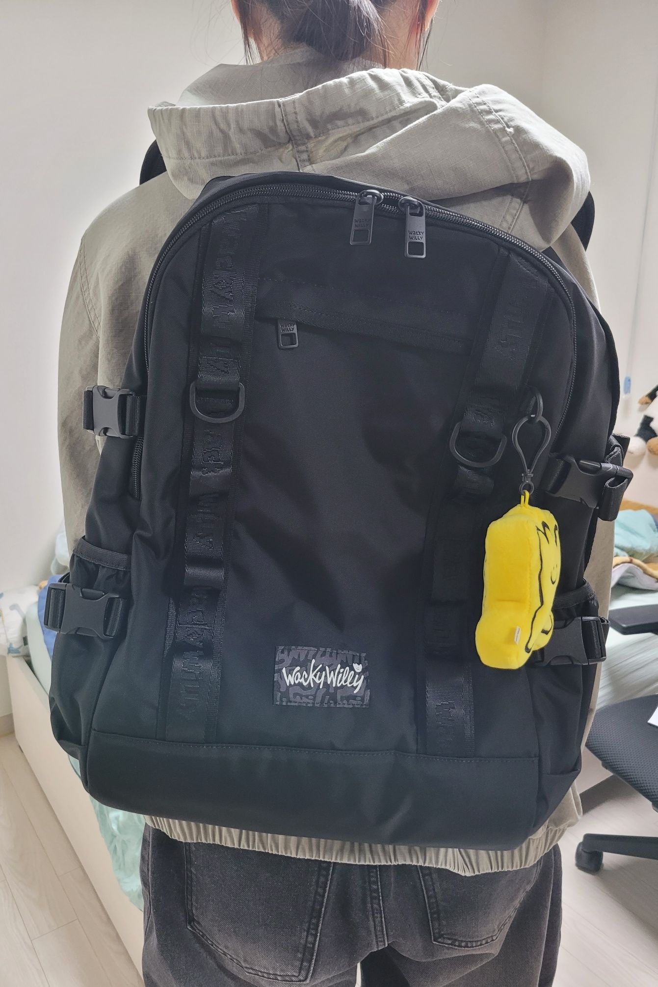 バックパック・リュック WACKY WILLY CORDURA WEBBING BACKPACK MUSINSA | WACKY WILLY [24FW] Cordura Webbing Backpack Black