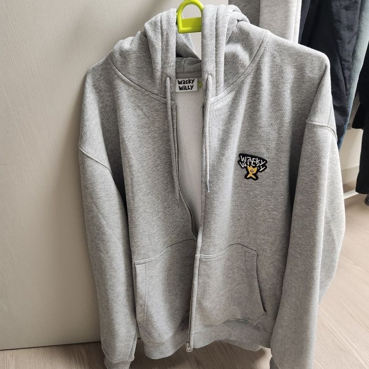 ★Wacky WiLLy★ Basic Logo Hoodie Gray MUSINSA | WACKY WILLY Basic Logo Hoodie Gray
