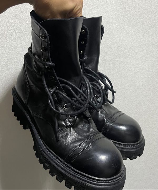 ミドルブーツ YASE 65cm Air Commandosole Horsehide Boots Black MUSINSA | YASE 6.5cm Air Commando Sole Horsehide Boots Brown