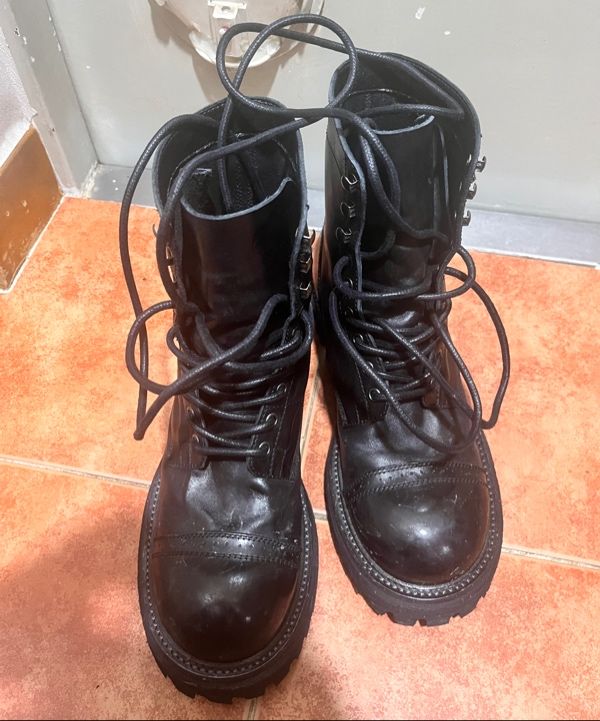 ミドルブーツ YASE 65cm Air Commando Sole Horsehide Boots Brown MUSINSA | YASE 6.5cm Air Commando Sole Horsehide Boots Brown