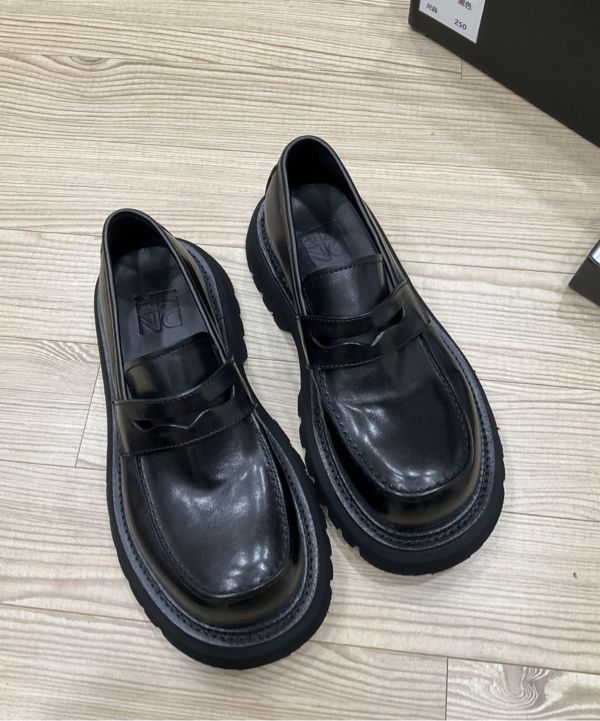 MUSINSA公式 | DNSR Mammoth Horseleather Loafer Black