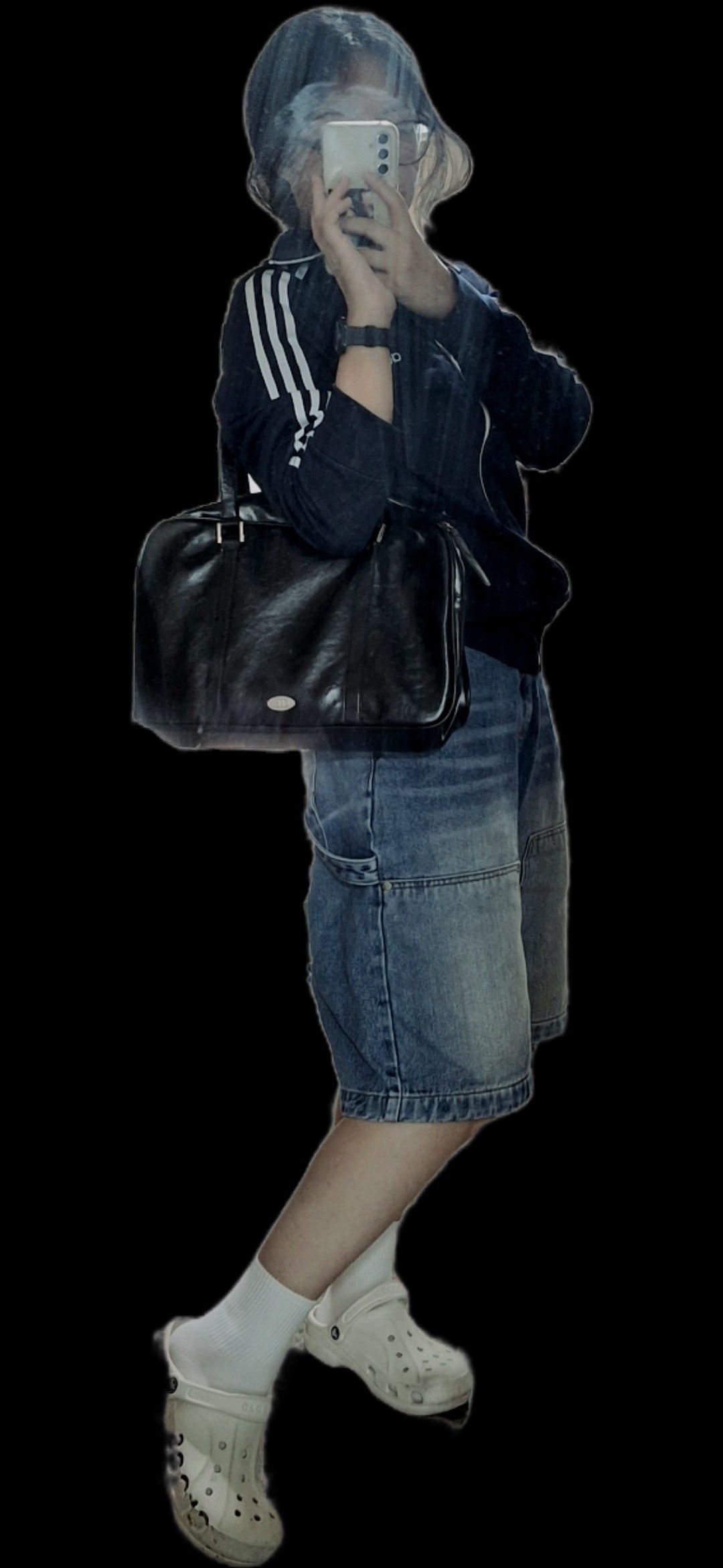 MUSINSA | DUMARO Journey Big Shoulder Bag / Ivory