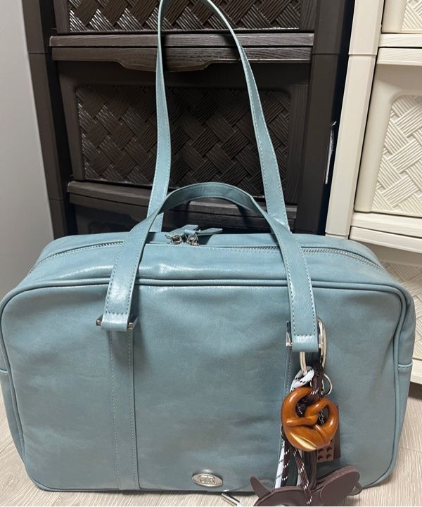 MUSINSA | DUMARO Journey Big Shoulder Bag / Mint