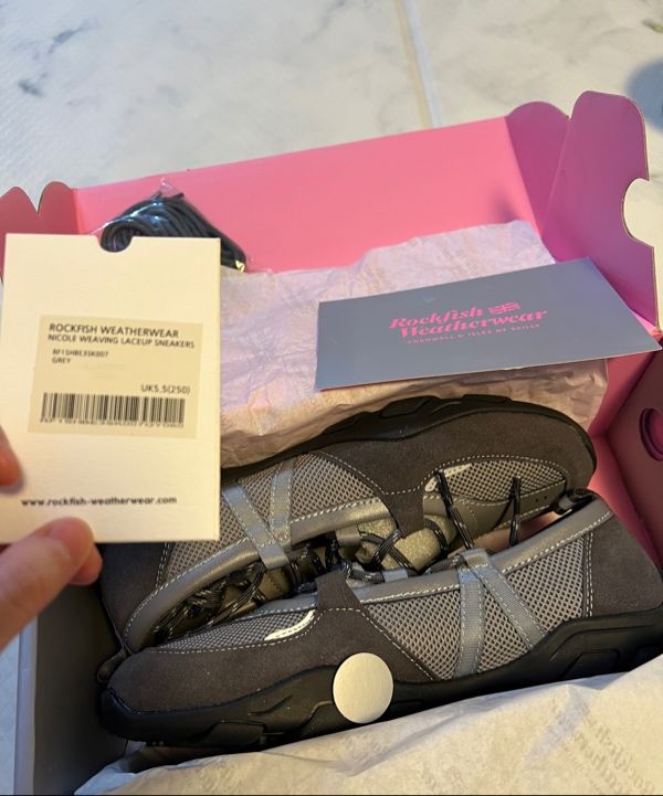 ★Rockfish Weatherwear★NICOLE WEAVING LACEUP SNEAKER 韓国発 Rockfish Weatherwear] Nicole Weaving Laceup Sneakers - 4