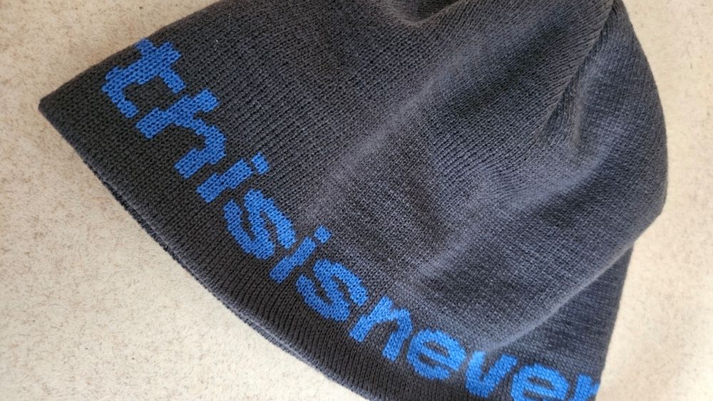 MUSINSA公式 | thisisneverthat SP-Logo No Cuff Beanie - Charcoal