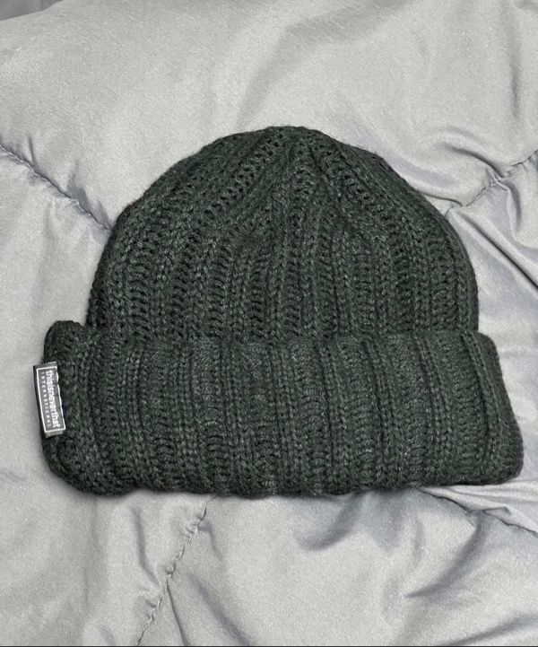 MUSINSA公式 | thisisneverthat Low Gauge Ribbed Beanie Black