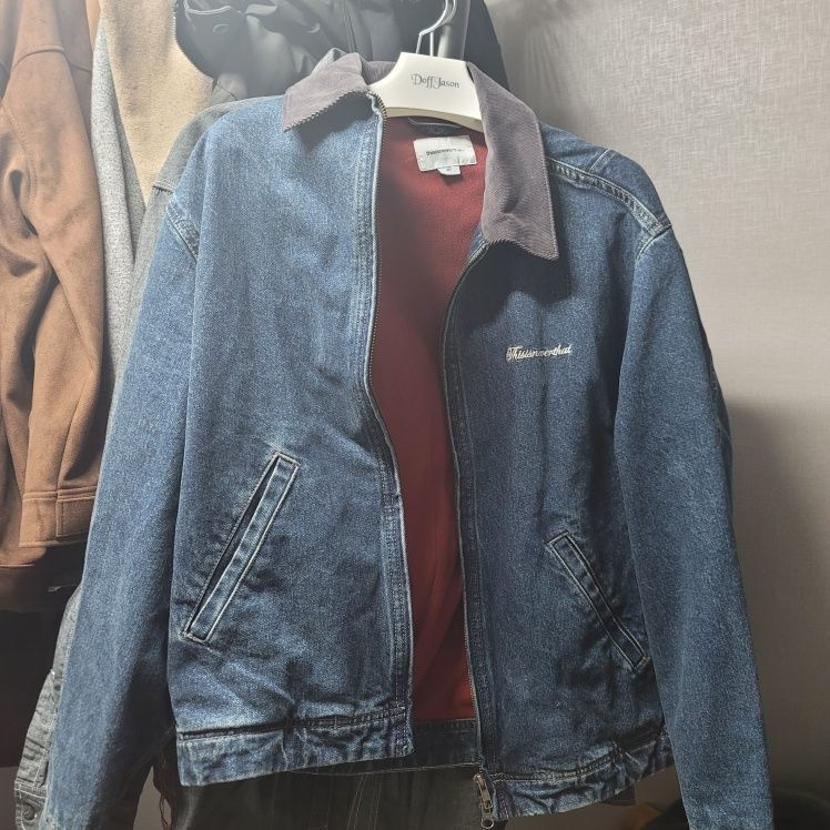 MUSINSA | thisisneverthat (FW24) Denim Work Jacket - Blue