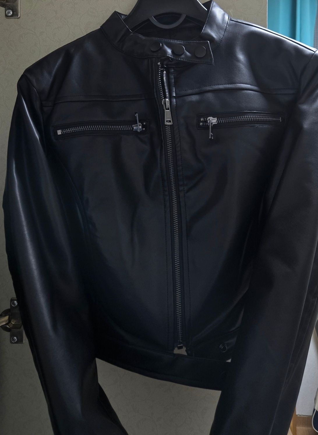 MUSINSA | AVANDRESS Rider Art Leather Jacket PURPLE