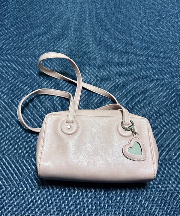 ショルダーバッグ・ポシェット ^LEATHERY^ Plump Heart Keyring Shoulder Bag PINK LRBG4306PK MUSINSA | LEATHERY Plump Heart Keyring Shoulder Bag [PINK]