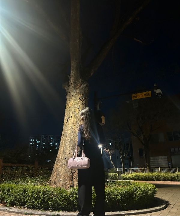 MUSINSA | DUMARO Journey Long Shoulder Bag / Lavender