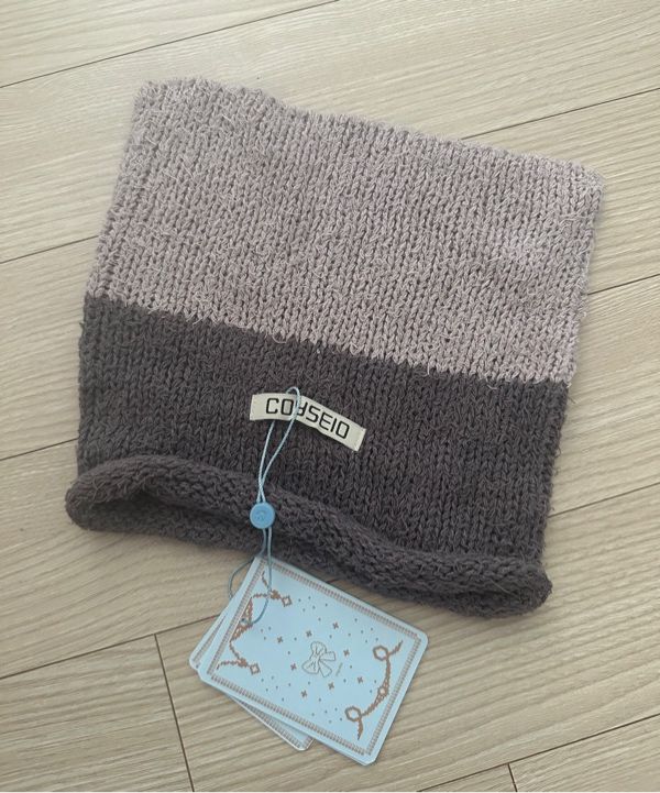 MUSINSA公式 | COYSEIO SQUARE BEANIE PURPLE GREY