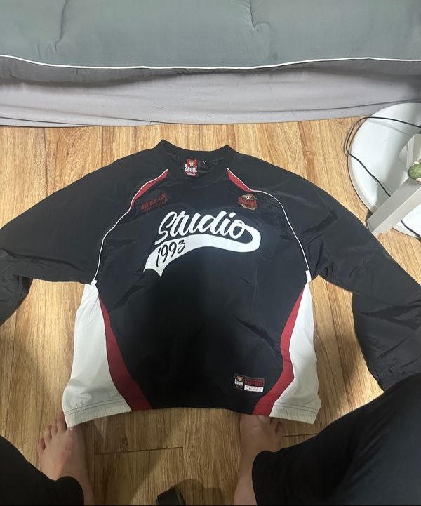 MUSINSA | 1993STUDIO [FC Seoul] Nylon Color Block Crew