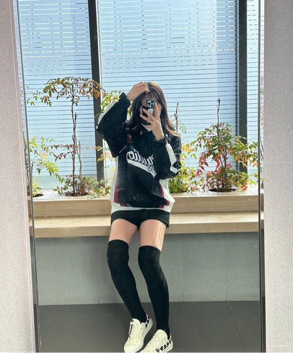 MUSINSA | 1993STUDIO [FC Seoul] Nylon Color Block Crew