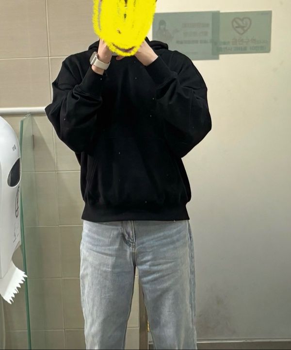 MUSINSA | MUSINSA STANDARD Loose Balloon Hooded Sweatshirt