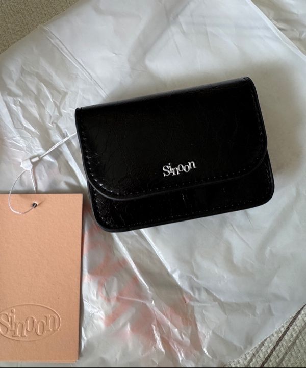 ☆sinoon☆ Sinoon Logo Card Wallet Brown bb19faf94110f6733ecc1f0d3b2bf5