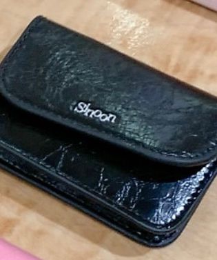 MUSINSA | SINOON Sinoon Logo Card Wallet (Black)