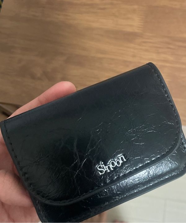 MUSINSA公式 | SINOON Sinoon Logo Card Wallet (Black)