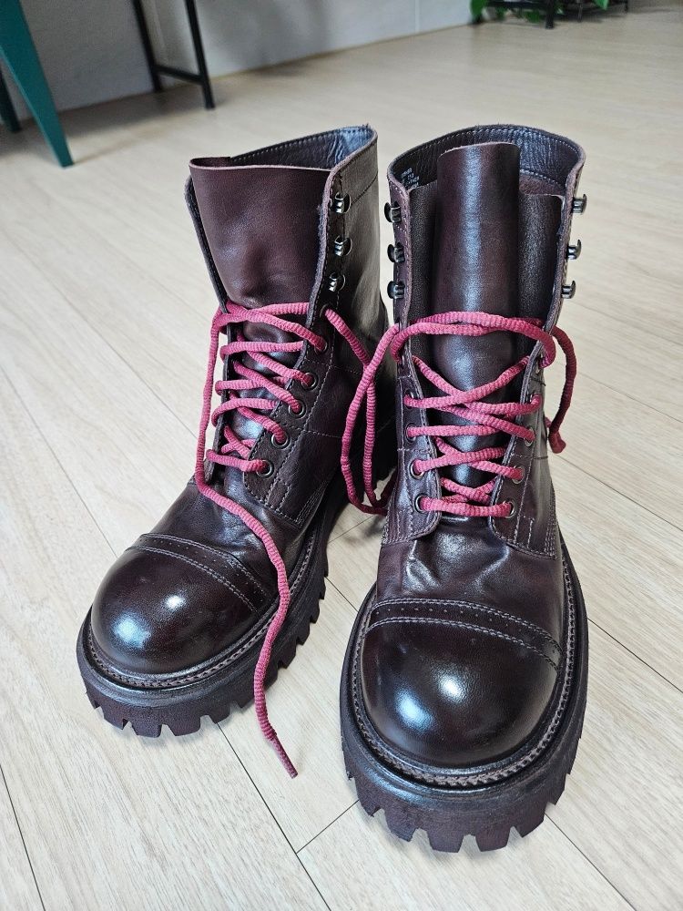 ミドルブーツ YASE 65cm Air Commando Sole Horsehide Boots Brown MUSINSA | YASE 6.5cm Air Commando Sole Horsehide Boots Brown